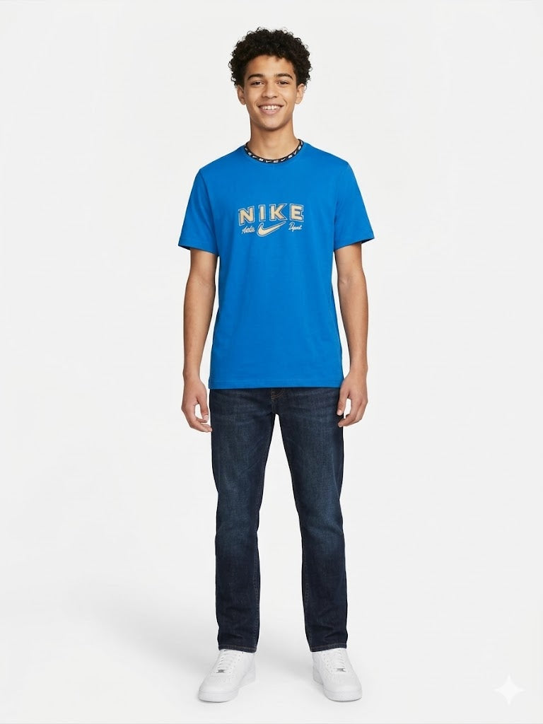 Camiseta Nike Azul Eléctrico