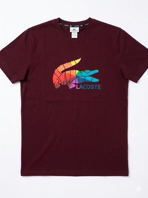 Camiseta Lacoste Borgoña