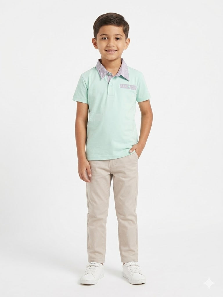 Polo en Tono Menta
