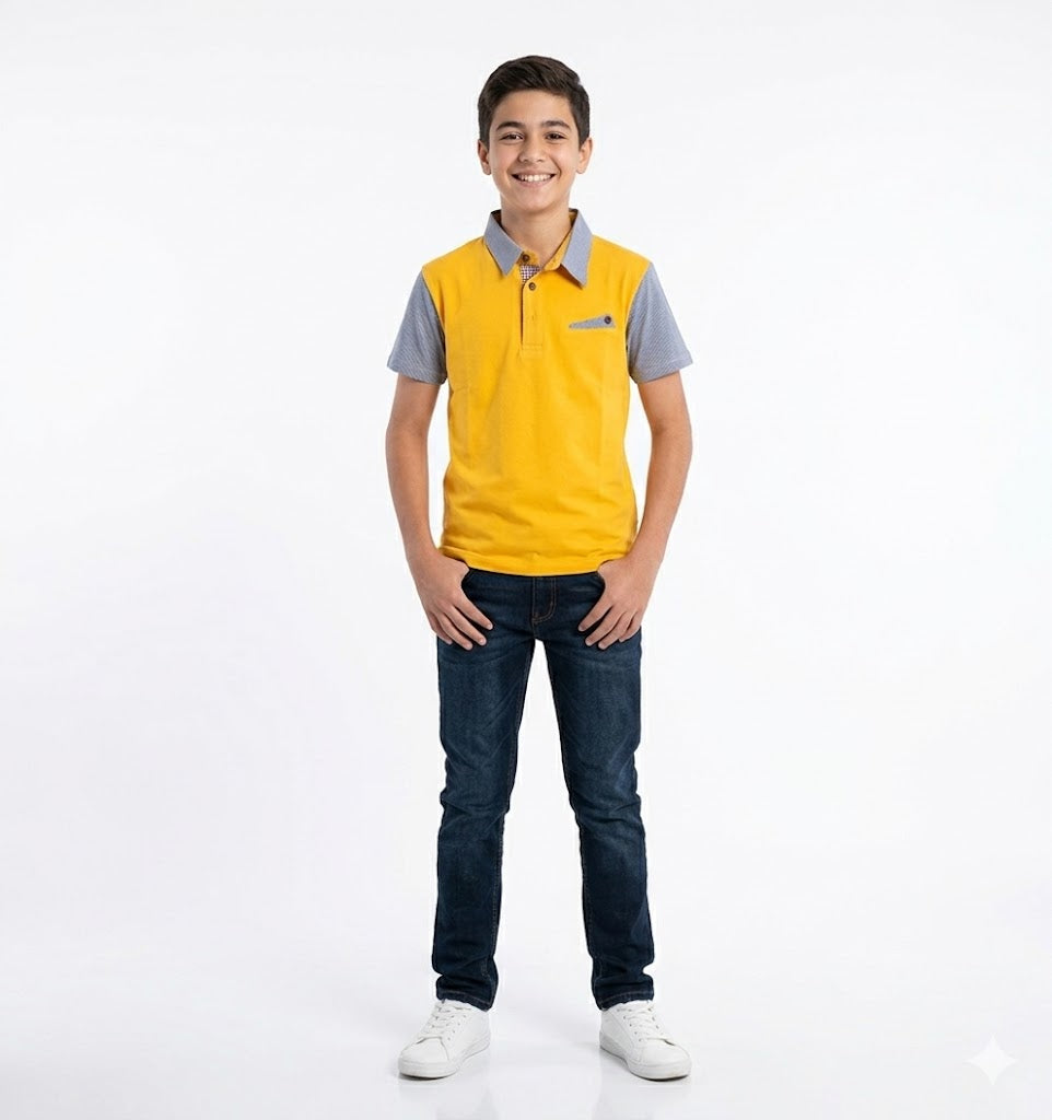 Polo Amarillo Vibrante